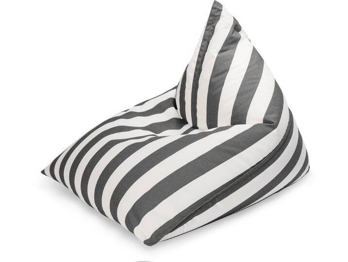 Magma Heimtex Sitzsack SANTORIN Calypso (1 St), grau, anthrazit,weiß von Sitting-Point