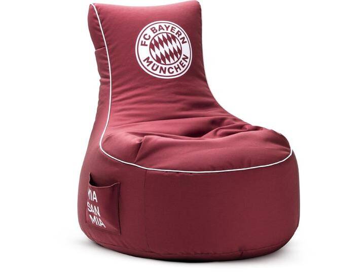 Magma Heimtex Sitzsack Sitting Point Sitzsack Swing VIP FC Bayern München (1 St., Sitzsack), Mia san Mia, rot von Sitting-Point