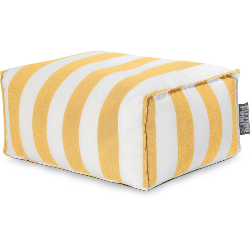 Sitting Point Sitzhocker Roll Santorin Gelb von Sitting Point