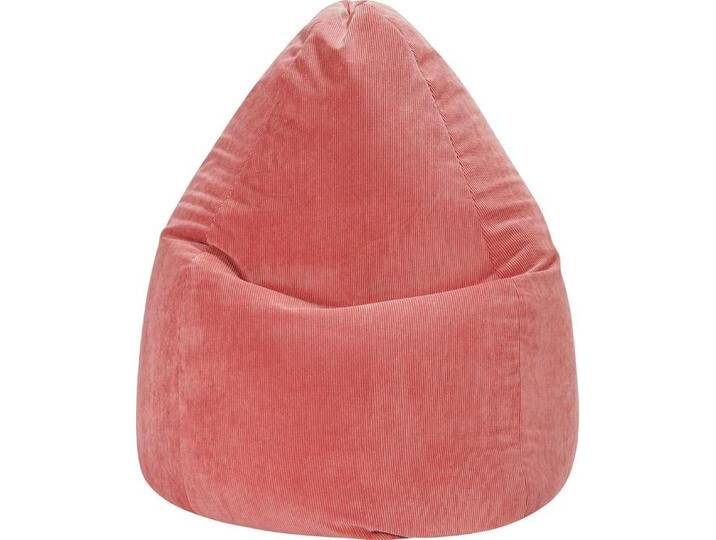 Sitting Point Sitzsack BeanBag Cordone XL (1 St), Kord, rot, marsala von Sitting-Point