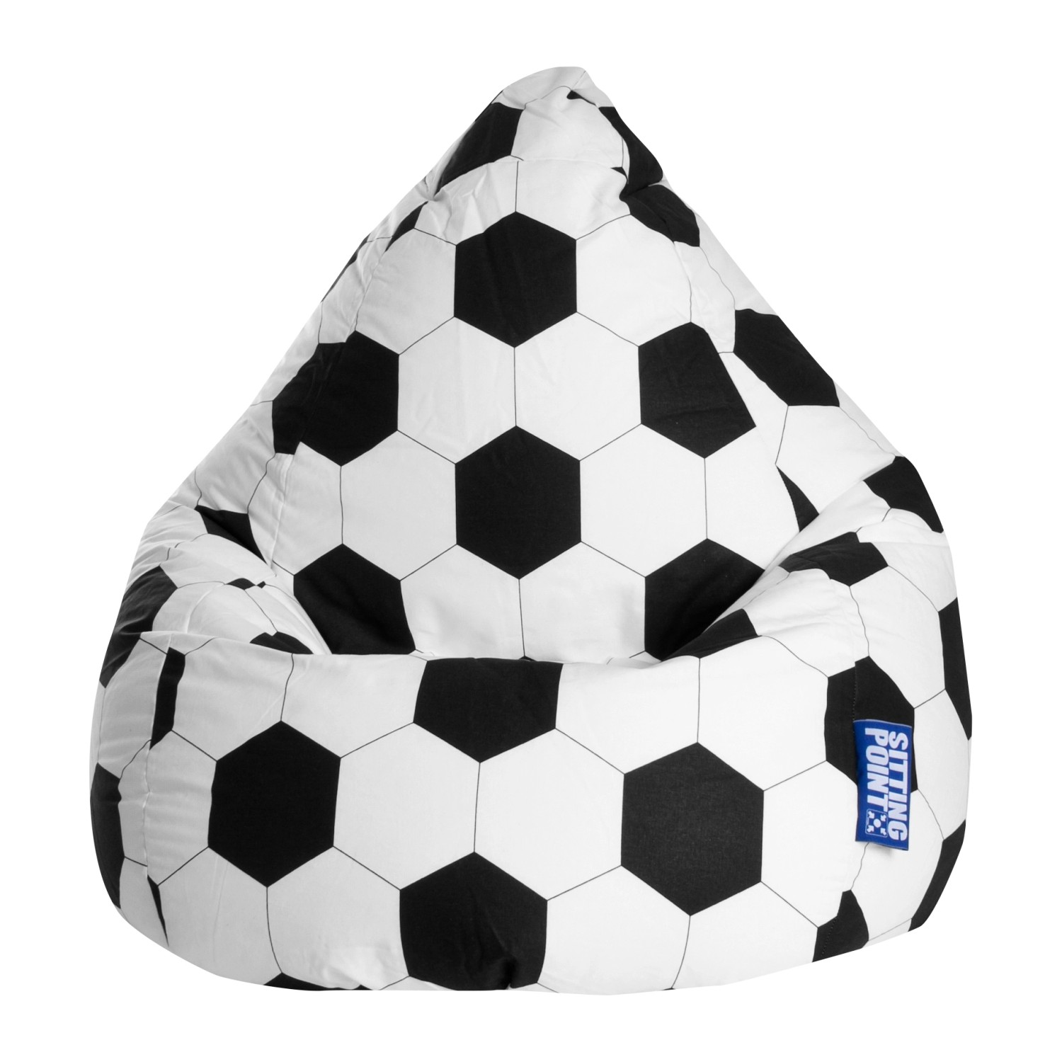 Sitting Point Sitzsack BeanBag Fussball L 120 l von Sitting Point