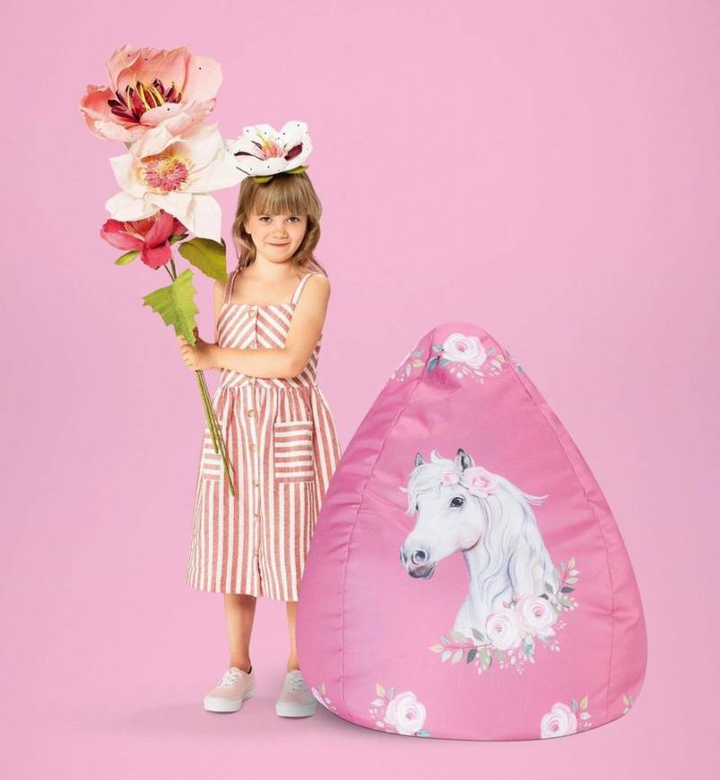 Sitting Point Sitzsack BeanBag Horse XL (1 St), Digitaldruck von Sitting Point