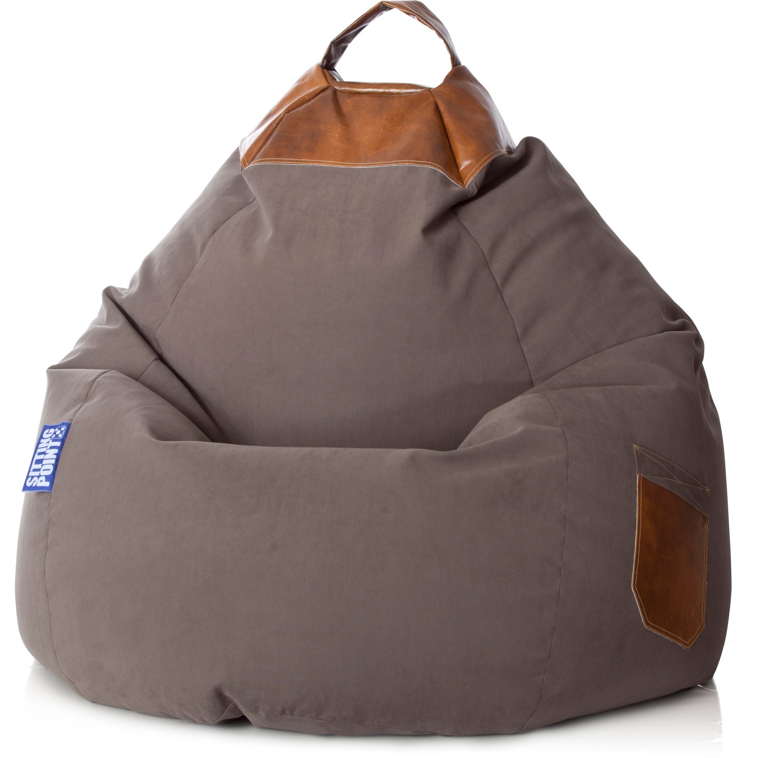 Sitting Point Sitzsack Beanbag Jamie 220 l Braun von Sitting Point