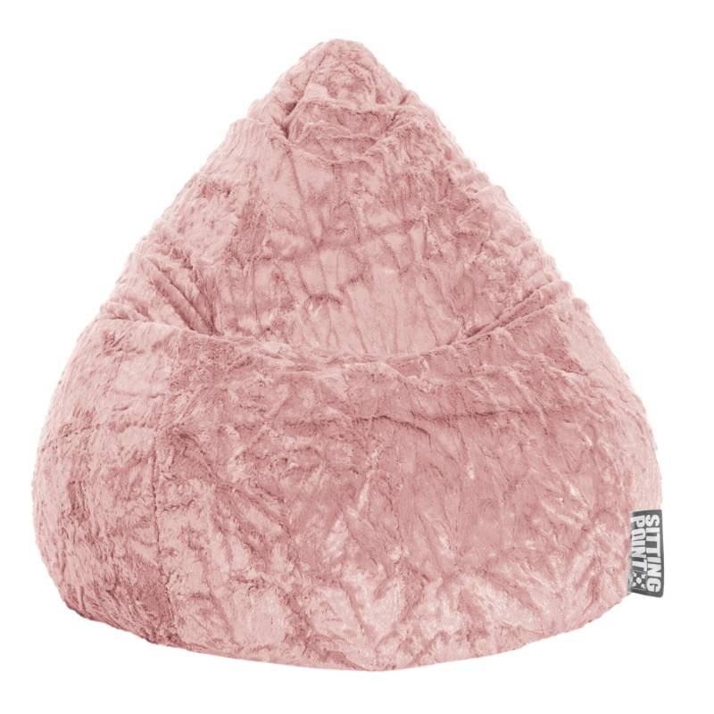 Sitting Point Sitzsack Fluffy XL Altrose von Sitting Point