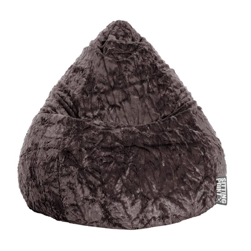 Sitting Point Sitzsack Fluffy XL Anthrazit von Sitting Point