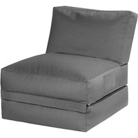 Sitting Point Sitzsack »Twist OUTSIDE«, anthrazit, BxHxT: 70 x 60 x 180 cm - schwarz von Sitting Point