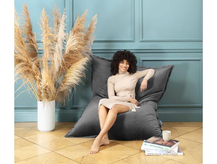 Sitzsack MAGMA HEIMTEX BigBag MARLA , grau (anthrazit), B:170cm, Bezug: 100% Polyester, Sitzsäcke, Sitzsack von Sitting-Point