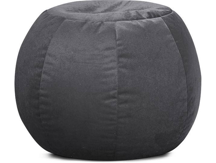 Sitzsack MAGMA HEIMTEX Plump MARLA , grau (anthrazit), B:75cm H:50cm, Bezug: 100% Polyester, Sitzsäcke, Sitzsack von Sitting-Point