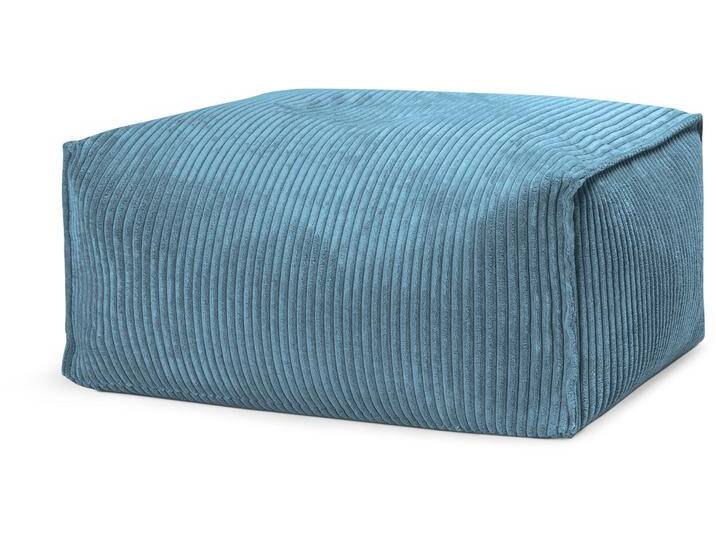 Sitzsack MAGMA HEIMTEX Roll SHARA , blau (petrol), B:55cm H:35cm, Bezug: 100% Polyester, Sitzsäcke von Sitting-Point