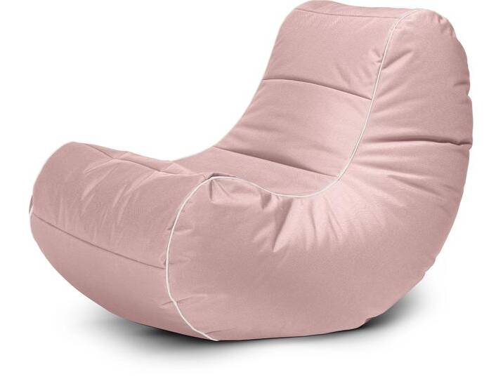 Sitzsack MAGMA HEIMTEX Salsa SCUBA , rosa (altrose), B:110cm H:60cm, Bezug: 100% Polyester, Sitzsäcke, Sitzsack von Sitting-Point