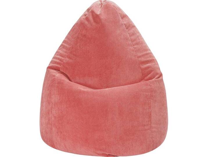 Sitzsack SITTING POINT BeanBag Cordone XL , rot (marsala), B:70cm H:110cm T:70cm, 100% Polystyrol, Sitzsäcke, Kord von Sitting-Point
