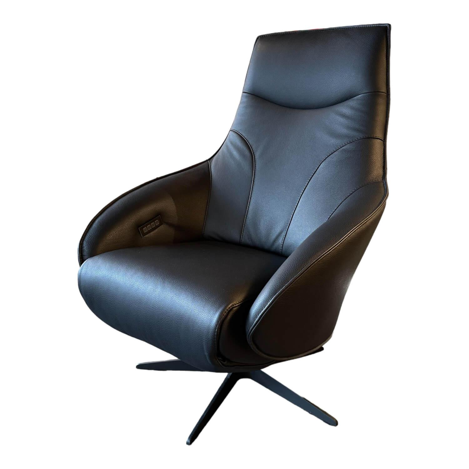 Relaxsessel Signa In Leder Runner Schwarz Mit 3-Motoren mit Akku Seperate Fußtei... Relaxsessel Signa In Leder Runner Schwarz Mit 3-Motoren mit Akku Seperate Fußtei... von Sitting Vision