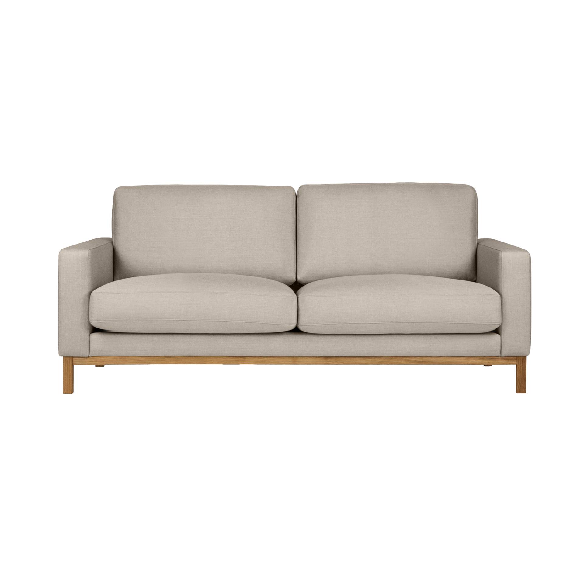 Sitzfeldt - Tom Sofa 2-Sitzer 184x96x82cm - beige/Libra 5/LxBxH 184x96x82cm von Sitzfeldt