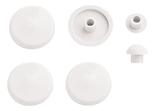 WC-Sitz-Puffer Nr. 21 | Auflagestopfen für Toilettensitz | Abstandhalter für WC-Brille | Dämpfer | Weiß Kunststoff WC-Sitz-Puffer Nr. 21 | Auflagestopfen für Toilettensitz | Abstandhalter für WC-Brille | Dämpfer | Weiß Kunststoff von Sitzplatz