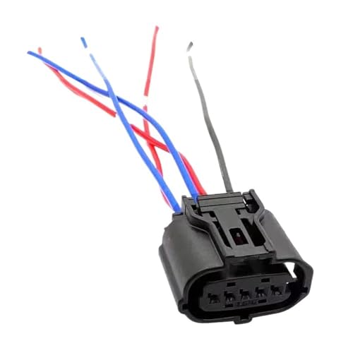 Auto Kabelstecker 6189-1046 5 Pin MAF Sensor Kabelbaum Stecker Luftmengenmesser Buchse(Female) von Siuku