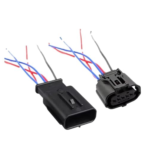 Auto Kabelstecker 6189-1046 5 Pin MAF Sensor Kabelbaum Stecker Luftmengenmesser Buchse(Male female) von Siuku