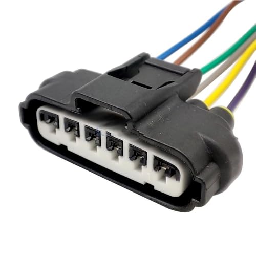 Auto Kabelstecker Kompatibel Mit Toyota Auto Wasserdichter Stecker 6-Wege-Gaspedal TPS Drosselklappensensor 90980-11858 0090-609 Auto Kabelstecker Kompatibel Mit Toyota Auto Wasserdichter Stecker 6-Wege-Gaspedal TPS Drosselklappensensor 90980-11858 0090-609 von Siuku