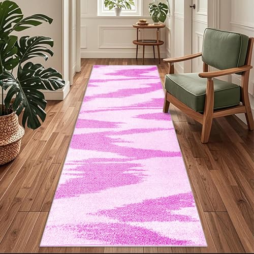 Fliederfarbener Flurläufer,110 x 360 cm Einfarbiger Abstrakter Teppichläufer rutschfest, Flurteppich Extra Langer,Küchenteppich Waschbar Küchenläufer für Küche, Korridor, Schlafzimmer, Eingang, Büro Fliederfarbener Flurläufer,110 x 360 cm Einfarbiger Abstrakter Teppichläufer rutschfest, Flurteppich Extra Langer,Küchenteppich Waschbar Küchenläufer für Küche, Korridor, Schlafzimmer, Eingang, Büro von Siunwdiy