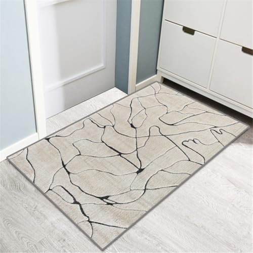 Flur Teppich Läufer Lang Abstract Design Cremeweiß rutschfest Waschbar Küchenteppich Meterware Teppichläufer Flur 140x320cm für Korridor Schlafzimmer Wohnzimmer Flurläufer Teppichmatten Küchenläufer Flur Teppich Läufer Lang Abstract Design Cremeweiß rutschfest Waschbar Küchenteppich Meterware Teppichläufer Flur 140x320cm für Korridor Schlafzimmer Wohnzimmer Flurläufer Teppichmatten Küchenläufer von Siunwdiy