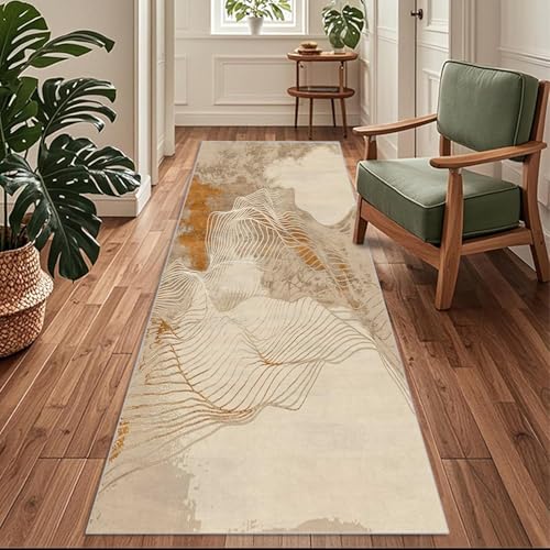 Siunwdiy Braun/Beige Teppich Läufer Flur Küche rutschfest Waschbar 40 x 140 cmKüchenläufer Lang Korridor Teppich Läufer Küchenteppich Einfarbig Flurteppich Meterware Anpassbar Siunwdiy Braun/Beige Teppich Läufer Flur Küche rutschfest Waschbar 40 x 140 cmKüchenläufer Lang Korridor Teppich Läufer Küchenteppich Einfarbig Flurteppich Meterware Anpassbar von Siunwdiy
