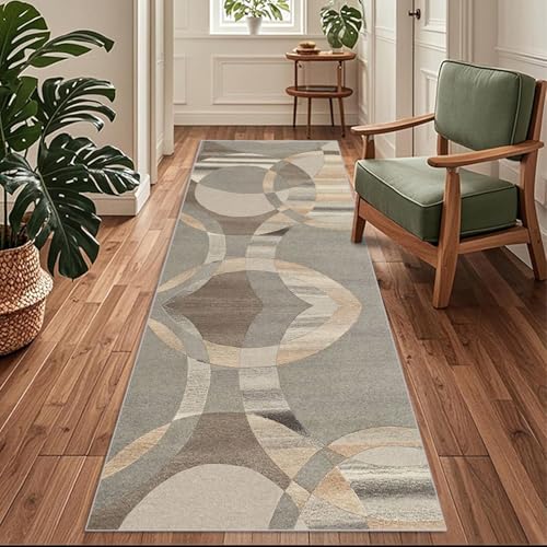 Siunwdiy Braun/Grau Flurläufer,50 x 140 cmTeppichläufer rutschfest, Flurteppich Extra Langer,Küchenteppich Waschbar Küchenläufer für Küche, Korridor, Schlafzimmer, Eingang, Büro Siunwdiy Braun/Grau Flurläufer,50 x 140 cmTeppichläufer rutschfest, Flurteppich Extra Langer,Küchenteppich Waschbar Küchenläufer für Küche, Korridor, Schlafzimmer, Eingang, Büro von Siunwdiy