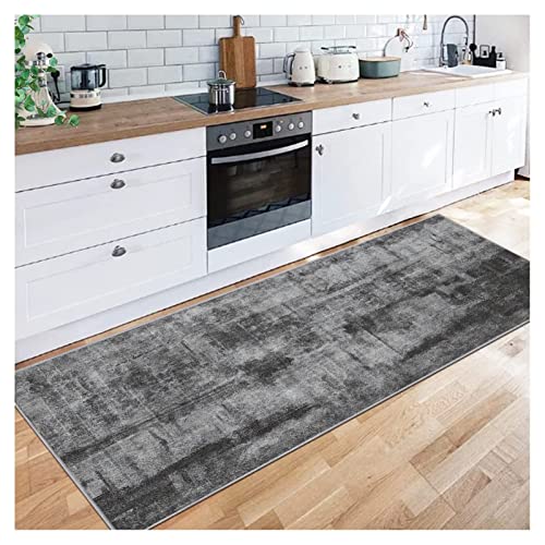 Siunwdiy Dunkelgrau Flur Läufer Teppich,50X280CM Küchenläufer rutschfest Schallschutz Türmatte, Fußboden Matte für Korridorhalle Küche Eingang Treppe, Cuttable Waschbar Siunwdiy Dunkelgrau Flur Läufer Teppich,50X280CM Küchenläufer rutschfest Schallschutz Türmatte, Fußboden Matte für Korridorhalle Küche Eingang Treppe, Cuttable Waschbar von Siunwdiy