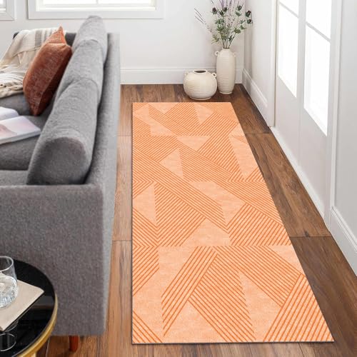 Siunwdiy Extra Langer Läufer Lang Flur rutschfest Teppich 50x260cm Orange Teppichläufer für Küche Waschbar Flur Teppich läufer Blau Flurläufer Eingang Teppichs für Büro Esszimmer Siunwdiy Extra Langer Läufer Lang Flur rutschfest Teppich 50x260cm Orange Teppichläufer für Küche Waschbar Flur Teppich läufer Blau Flurläufer Eingang Teppichs für Büro Esszimmer von Siunwdiy