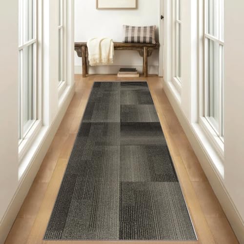 Siunwdiy Extra Langer Teppich Läufer Flur Küche rutschfest Waschbar flurläufer 110x480cm Teppichläufer Korridor Teppich Küchenläufer Lang Schwarz Braun PatchworkLäuferteppich Meterware Anpassbar Siunwdiy Extra Langer Teppich Läufer Flur Küche rutschfest Waschbar flurläufer 110x480cm Teppichläufer Korridor Teppich Küchenläufer Lang Schwarz Braun PatchworkLäuferteppich Meterware Anpassbar von Siunwdiy