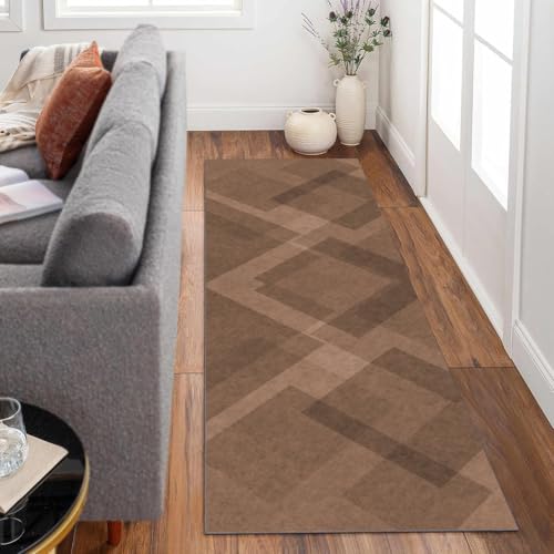 Siunwdiy Extra Langer Teppich Läufer Flur Küche rutschfest Waschbar flurläufer 140x280cm Braun Teppichläufer Korridor Teppich Küchenläufer Lang Einfarbig Läuferteppich Meterware Anpassbar Siunwdiy Extra Langer Teppich Läufer Flur Küche rutschfest Waschbar flurläufer 140x280cm Braun Teppichläufer Korridor Teppich Küchenläufer Lang Einfarbig Läuferteppich Meterware Anpassbar von Siunwdiy