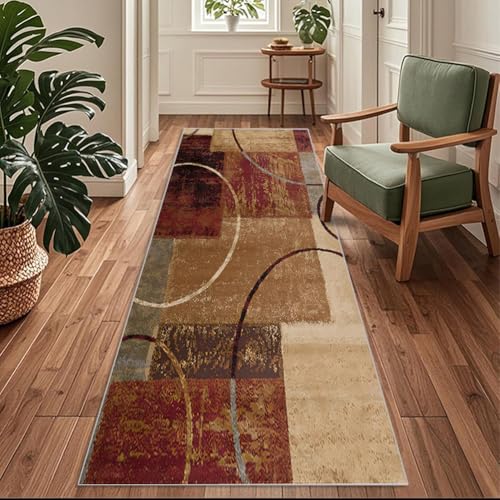 Siunwdiy Flurläufer, Extra Lang 50x320cm Brauner Teppichläufer rutschfest, Flurteppich,Küchenteppich Waschbar Küchenläufer für Küche, Korridor, Schlafzimmer, Eingang, Wohnzimmer Siunwdiy Flurläufer, Extra Lang 50x320cm Brauner Teppichläufer rutschfest, Flurteppich,Küchenteppich Waschbar Küchenläufer für Küche, Korridor, Schlafzimmer, Eingang, Wohnzimmer von Siunwdiy