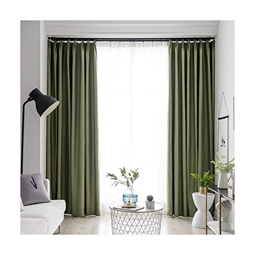 Siunwdiy Gardinen Blickdicht Vorhänge,Kräuselband Vorhang Verdunkelung Gardinen 2er Set,Thermogardinen Sommer und Winter Verdunkelungsgardine für Wohnzimmer Schlafzimmer Küche,Grün,150X230cm Siunwdiy Gardinen Blickdicht Vorhänge,Kräuselband Vorhang Verdunkelung Gardinen 2er Set,Thermogardinen Sommer und Winter Verdunkelungsgardine für Wohnzimmer Schlafzimmer Küche,Grün,150X230cm von Siunwdiy
