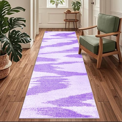 Siunwdiy Lila Flurläufer,100 x 100 cm Einfarbiger Abstrakter Teppichläufer rutschfest, Flurteppich Extra Langer,Küchenteppich Waschbar Küchenläufer für Küche, Korridor, Schlafzimmer, Eingang, Büro Siunwdiy Lila Flurläufer,100 x 100 cm Einfarbiger Abstrakter Teppichläufer rutschfest, Flurteppich Extra Langer,Küchenteppich Waschbar Küchenläufer für Küche, Korridor, Schlafzimmer, Eingang, Büro von Siunwdiy