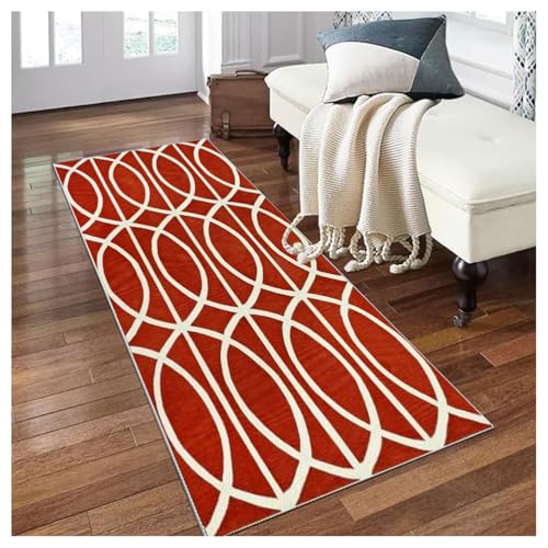 Siunwdiy Roter Flurteppich Läufer Küche 140 x 220 cm rutschfest Waschbar Modern Küchenteppich Flurläufer Lang für Korridor Schlafzimmer Wohnzimmer Teppich Läufer Meterware Anpassbar Polyester Siunwdiy Roter Flurteppich Läufer Küche 140 x 220 cm rutschfest Waschbar Modern Küchenteppich Flurläufer Lang für Korridor Schlafzimmer Wohnzimmer Teppich Läufer Meterware Anpassbar Polyester von Siunwdiy