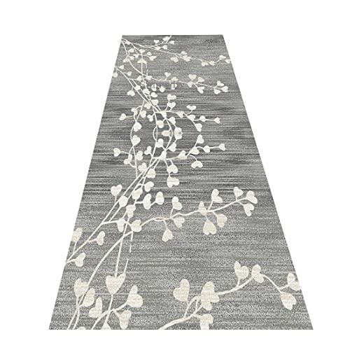 Siunwdiy Teppich Läufer, küchen Teppich rutschfest waschbar Teppich Läufer Flur lang Korridor Teppich Polyester für Wohnzimmer,Schlafzimmer Kinderzimmer, Badezimmer,Grau,100x150cm Siunwdiy Teppich Läufer, küchen Teppich rutschfest waschbar Teppich Läufer Flur lang Korridor Teppich Polyester für Wohnzimmer,Schlafzimmer Kinderzimmer, Badezimmer,Grau,100x150cm von Siunwdiy