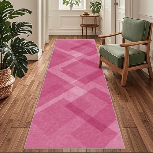 Siunwdiy Teppich Läufer Flur Küche rutschfest Waschbar 80 x 460 cm Rosa Monochromer Kurzflor Küchenläufer Lang Korridor Teppich Läufer Küchenteppich Einfarbig Flurteppich Meterware Anpassbar Siunwdiy Teppich Läufer Flur Küche rutschfest Waschbar 80 x 460 cm Rosa Monochromer Kurzflor Küchenläufer Lang Korridor Teppich Läufer Küchenteppich Einfarbig Flurteppich Meterware Anpassbar von Siunwdiy