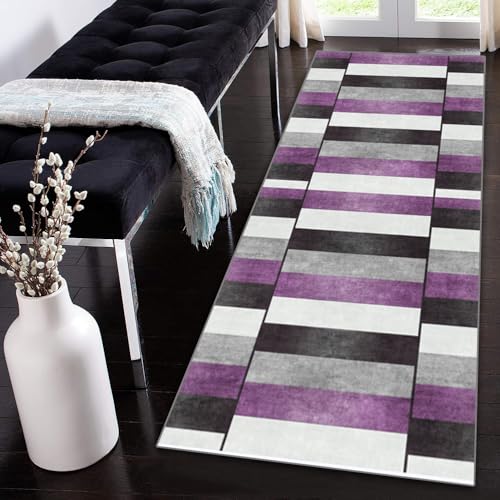Siunwdiy Teppich Läufer Flur Küche rutschfest Waschbar Extra Langer flurläufer 120x400cm Teppichläufer Korridor Teppich Küchenläufer Lang Grau Violett Patchwork Küchenteppich Meterware Anpassbar Siunwdiy Teppich Läufer Flur Küche rutschfest Waschbar Extra Langer flurläufer 120x400cm Teppichläufer Korridor Teppich Küchenläufer Lang Grau Violett Patchwork Küchenteppich Meterware Anpassbar von Siunwdiy