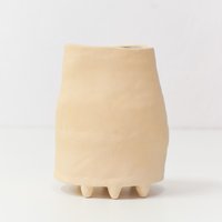 Pastell Orange Keramik Vase von SiupStudio