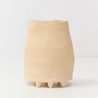 Handgemachte Pastell Orange Keramik Vase Handgemachte Pastell Orange Keramik Vase von SiupStudio