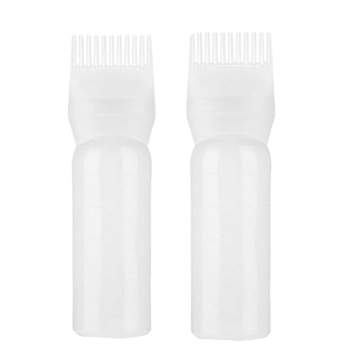 2 Stücke Haaröl Applikator,6 Unzen Haaröl Applikatorflasche Hair Oil Applicator Bottle Mit Abgestufter Skala Haarfärbebürste Scalp Applicator Öl Kamm Haar Werkzeuge Applikator Pinsel Flaschen 2 Stücke Haaröl Applikator,6 Unzen Haaröl Applikatorflasche Hair Oil Applicator Bottle Mit Abgestufter Skala Haarfärbebürste Scalp Applicator Öl Kamm Haar Werkzeuge Applikator Pinsel Flaschen von Siuwddee