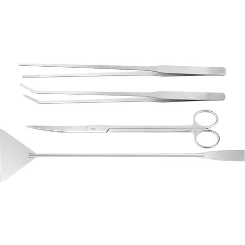 Aquarium Pflanzen Werkzeuge,Terrarium Pflanzen Scheren Set - Lange Schere Spatel Pinzetten Set Für Tägliche Pflege Büro Schreibtisch Anfänger Bepflanzung Algen Zuhause Und Bonsai Aquarium Pflanzen Werkzeuge,Terrarium Pflanzen Scheren Set - Lange Schere Spatel Pinzetten Set Für Tägliche Pflege Büro Schreibtisch Anfänger Bepflanzung Algen Zuhause Und Bonsai von Siuwddee