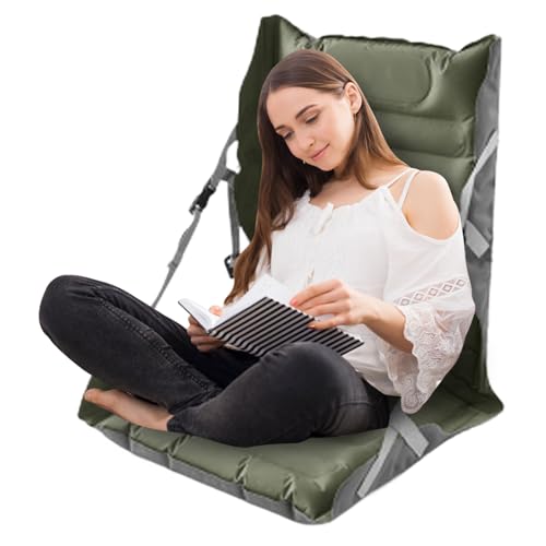 Siuwddee Aufblasbare Sitzkissen - Aufblasbarer Sitz mit Rückenlehne | Tragbarer Bodenstuhl für Stadion Angeln Camping Sport Wandern Outdoor Siuwddee Aufblasbare Sitzkissen - Aufblasbarer Sitz mit Rückenlehne | Tragbarer Bodenstuhl für Stadion Angeln Camping Sport Wandern Outdoor von Siuwddee