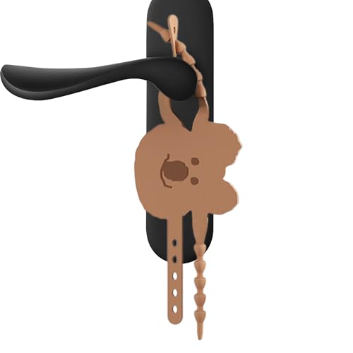 Siuwddee Door Slam Stopper,Türstopper Für Holztüren | Koala Stoßdämpfer für Kinderzimmer Bibliothek Wohnung Kindergarten Hotel Schlafzimmer Büro Leichtschläfer von Siuwddee