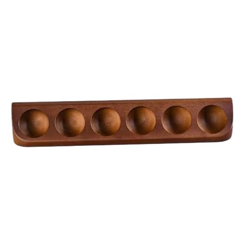 Siuwddee Golfball Vitrine | Holz Golfball Vitrine Mit 6 Fächern | Deko Schrank Sammlerstück Für Wohnzimmer Büro Schreibtisch von Siuwddee