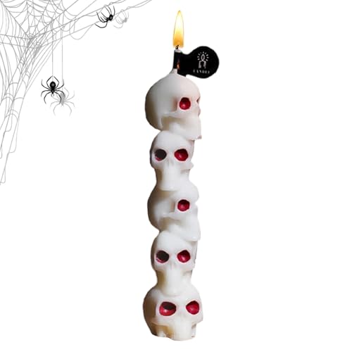 Siuwddee Halloween Duftkerze - Halloween Deko Schädel Duftkerze Mit,Wohnaccessoires Für Hausbesitzer Esstisch Deko Schreibtisch Fensterbank Terrasse Siuwddee Halloween Duftkerze - Halloween Deko Schädel Duftkerze Mit,Wohnaccessoires Für Hausbesitzer Esstisch Deko Schreibtisch Fensterbank Terrasse von Siuwddee
