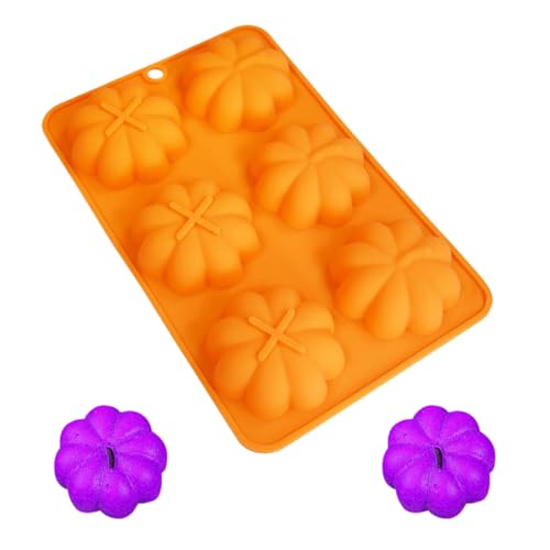 Siuwddee Halloween Formen Silikon - Cupcake Deko Spinne Kürbis Formen | Einfache Entformung Antihaft Backform für Handwerk Fondant Harz Seife Schokolade Cupcake Deko Halloween Party Projekte von Siuwddee