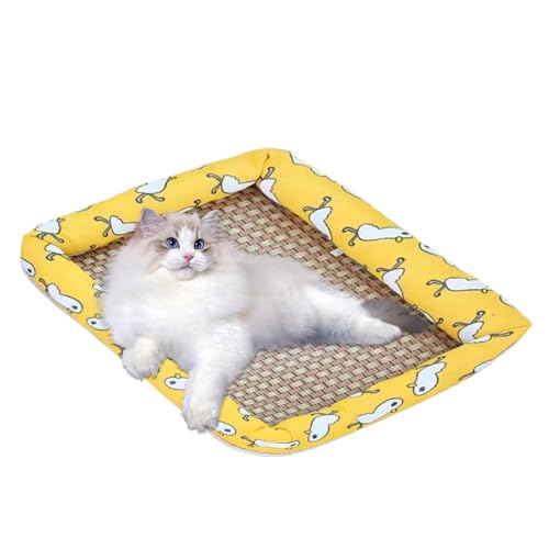 Siuwddee Kühlmatte Für Hunde - Kühl Hundebett Mit Komfort - Haustierkissen Für Sommer Welpe Kaninchen Senior Heiße Terrasse Garten Spielen Hamster Wohnzimmer Büro Schlafen Zuhause Haus Siuwddee Kühlmatte Für Hunde - Kühl Hundebett Mit Komfort - Haustierkissen Für Sommer Welpe Kaninchen Senior Heiße Terrasse Garten Spielen Hamster Wohnzimmer Büro Schlafen Zuhause Haus von Siuwddee