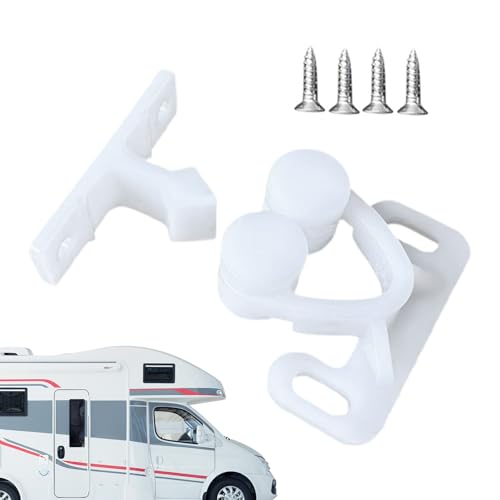 Siuwddee RV Schranktürverriegelung,Kleiderschrank Rollengreifer Rastverriegelung | Stoßdämpfender Schließmechanismus Für Wohnmobil Büro Zuhause von Siuwddee