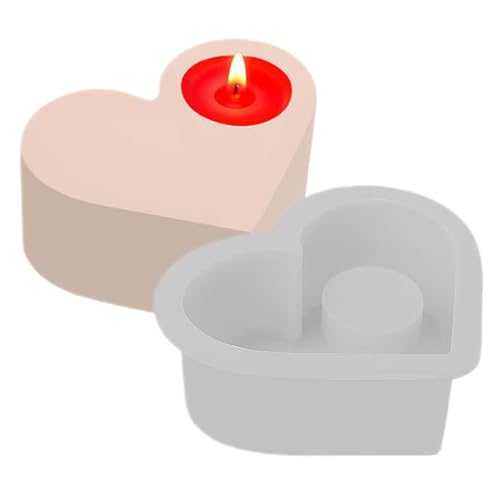 Siuwddee Silikonform Für Kerzen | Herzförmige Form Für Harz Seife Gips Kristall Handwerk,Epoxidharz Gussform Zur Herstellung Von Handmade DIY Geschenken Für Valentinstag Und Hochzeit Siuwddee Silikonform Für Kerzen | Herzförmige Form Für Harz Seife Gips Kristall Handwerk,Epoxidharz Gussform Zur Herstellung Von Handmade DIY Geschenken Für Valentinstag Und Hochzeit von Siuwddee