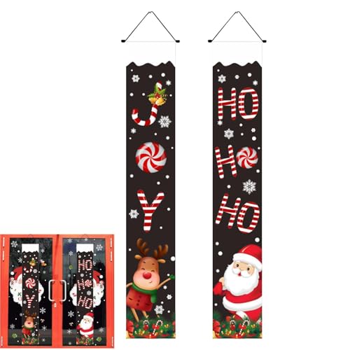 Siuwddee Weihnachtliche Eingangsdekoration | Christmas Porch Decoration | Cartoon Buchstaben Design Deko Für Restaurant Café Eingang Gartenzaun Balkon von Siuwddee