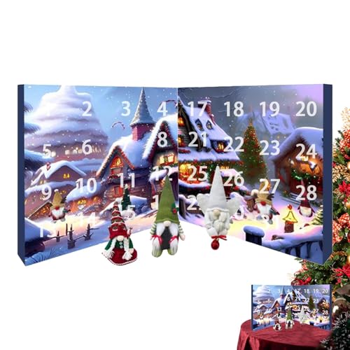 Siuwddee Weihnachts Countdown Deko - Niedliche Kalender mit Wichtel-Spielfiguren | Festliches Spielzeug Figuren Dekoplaner Für Erwachsene Kinder Familie Teenager Festtage Verlobung Hochzeit Zimmerdeko Siuwddee Weihnachts Countdown Deko - Niedliche Kalender mit Wichtel-Spielfiguren | Festliches Spielzeug Figuren Dekoplaner Für Erwachsene Kinder Familie Teenager Festtage Verlobung Hochzeit Zimmerdeko von Siuwddee